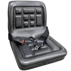 Compact Tractor Seat With Seat Belt And Flip Type Brackets