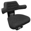 Tractor Seat Black With Slide & Suspension -Professional Agricultural Equipment Store 112137