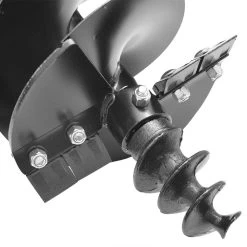 12" Heavy Duty Auger With Tip & Cutting Edges, 48" Length -Professional Agricultural Equipment Store 119988 3