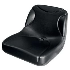 High Back Universal Steel Pan Seat, Black