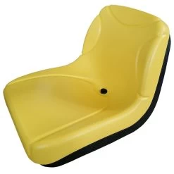 High Back Universal Steel Pan Seat, Yellow