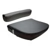 MF Black Seat Cushion With Back -Professional Agricultural Equipment Store 130655