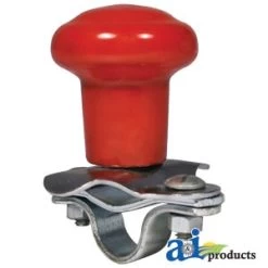Spinner, Aluminum Steering Wheel (red Plastic Coated Knob) A-5A6R -Professional Agricultural Equipment Store 264de51b 421c 4cb8 8915 d1595f990ec4
