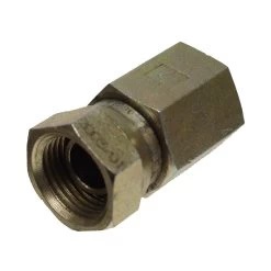 HYDRAULIC ADAPTER 1/2" FEMALE X 3/8" FEMALE PIPE SWIVEL