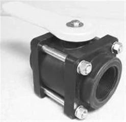 NORWESCO 2" POLY BOLTED BALL VALVE