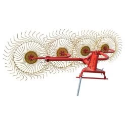 Grizzly 4 Wheel Right-Hand Hay Rake, 3-Point