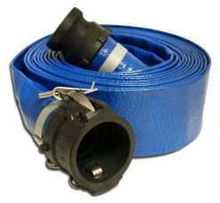 2" I.D. X 25' PVC LAY FLAT DISCHARGE HOSE