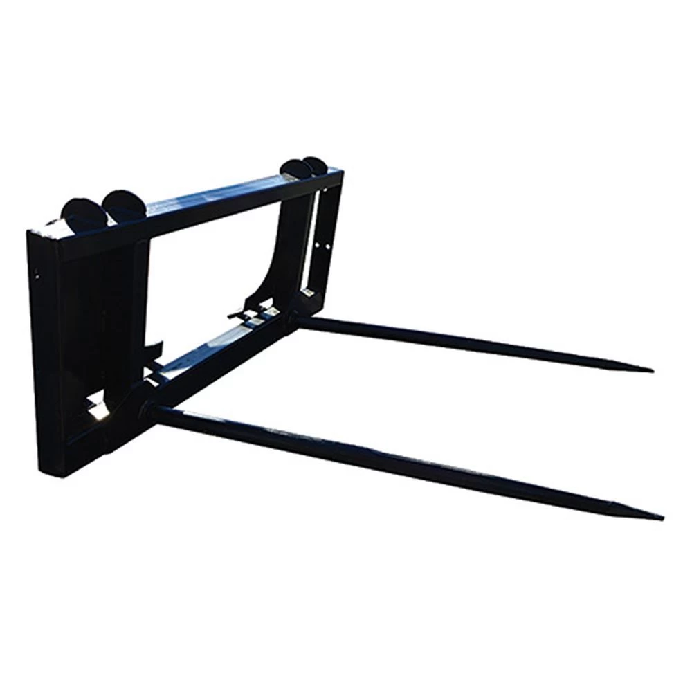 Skidsteer Mount, Double Bale Spear 3 Skidsteer Mount, Double Bale Spear