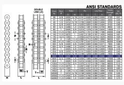 Braber, Roller Chain, #50-2, 10 Ft