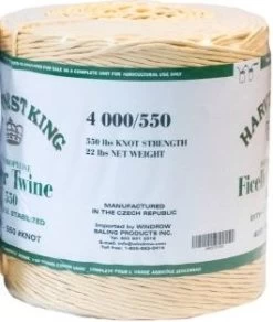 Harvest King 4000' Large Square Poly Baler Twine 550Lb Knot Strength, Beige -Professional Agricultural Equipment Store c21345f9 0e52 4401 a682 a28cd7ca7036