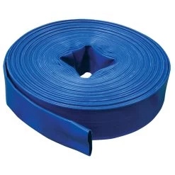 1 1/2" X 100' BLUE LAY FLAT DISCHARGE HOSE
